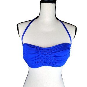 Laundry by Shelli Segal Royal Blue Bikini Top Med